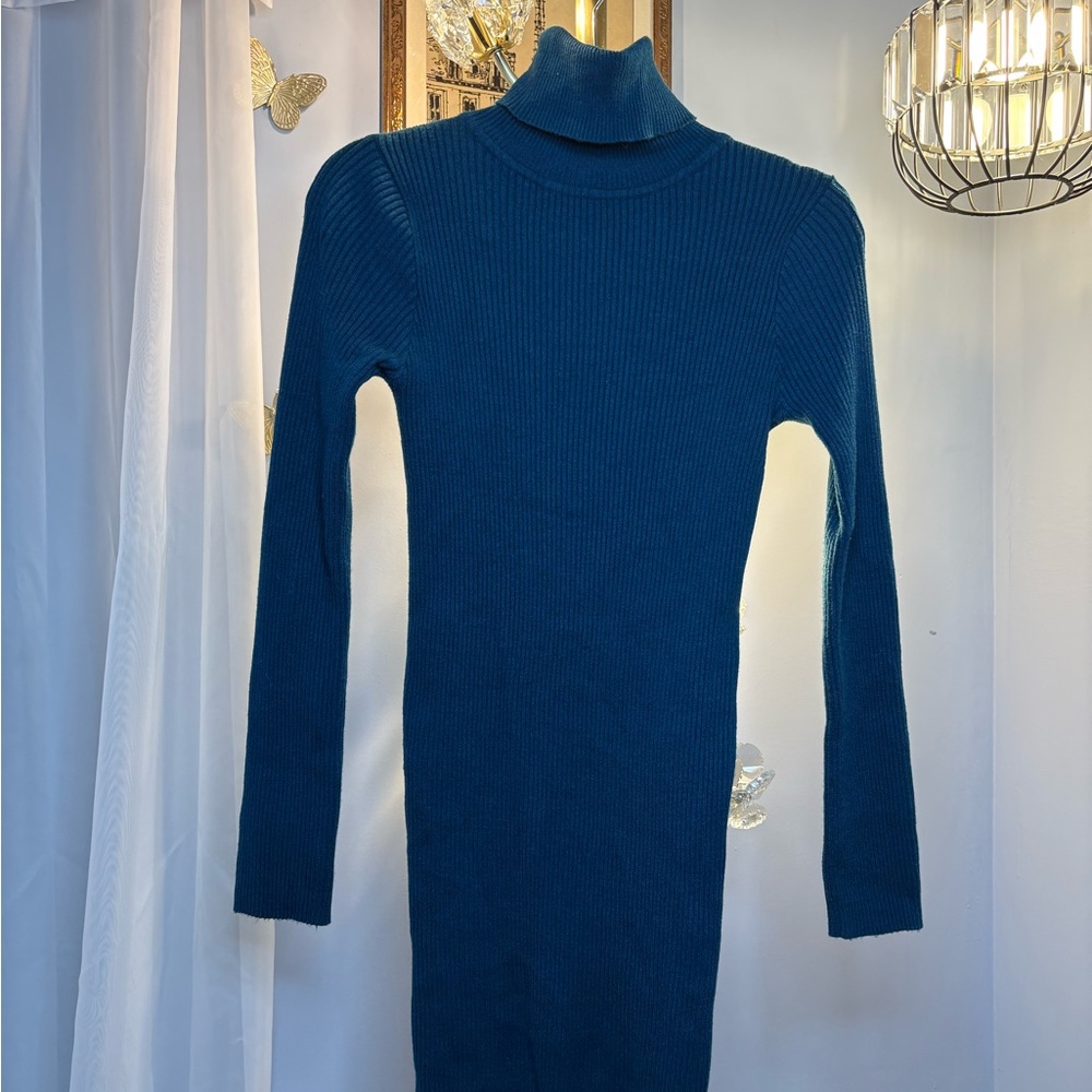 Marshalls Blue Long Sleeve Dress